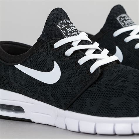 nike sb stefan janoski max schuhe jungs black white|Nike SB janoski max premium.